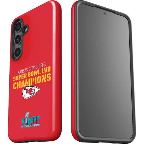 NFL Kansas City Chiefs Super Bowl LVII Champions Galaxy S24 Plus Impact Case