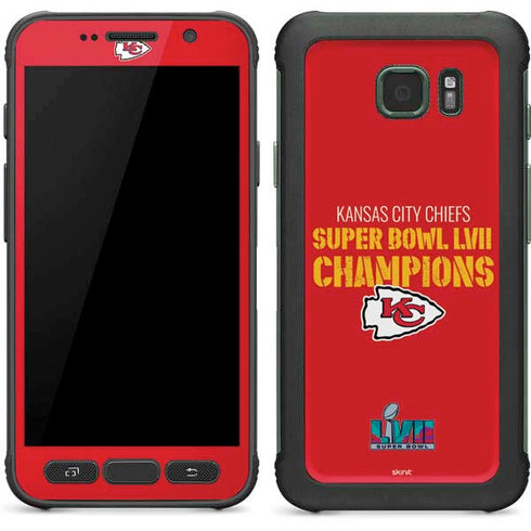 NFL Kansas City Chiefs Super Bowl LVII Champions Galaxy S7 Active Skin