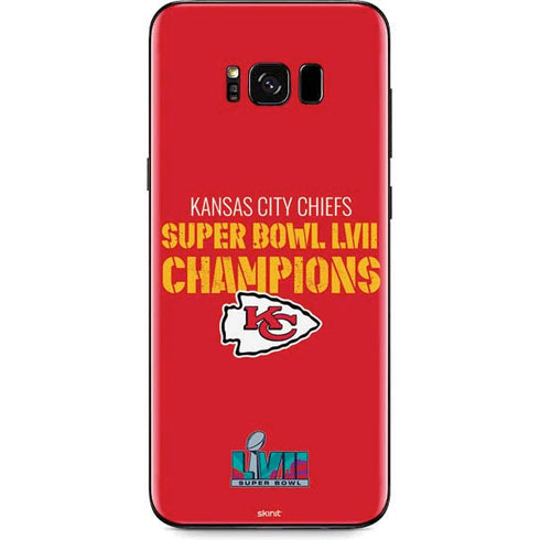 NFL Kansas City Chiefs Super Bowl LVII Champions Galaxy S8 Skin