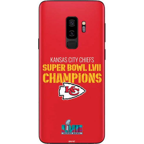 NFL Kansas City Chiefs Super Bowl LVII Champions Galaxy S9 Plus Skin