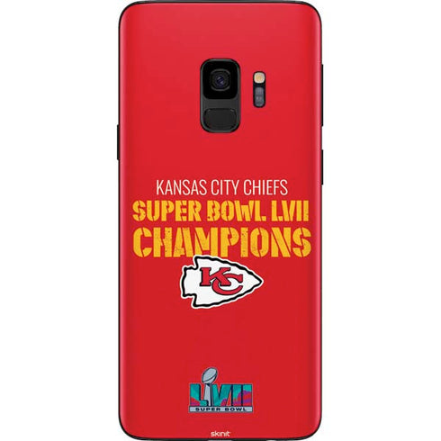 NFL Kansas City Chiefs Super Bowl LVII Champions Galaxy S9 Skin