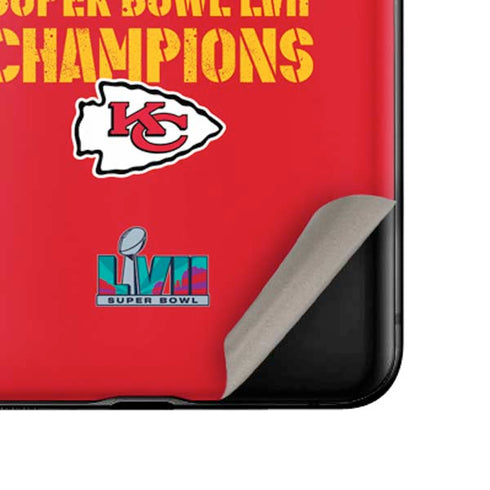 NFL Kansas City Chiefs Super Bowl LVII Champions Galaxy Z Flip Skin