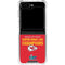 NFL Kansas City Chiefs Super Bowl LVII Champions Galaxy Z Flip5 5G Clear Case