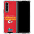 NFL Kansas City Chiefs Super Bowl LVII Champions Galaxy Z Fold4 5G Clear Case
