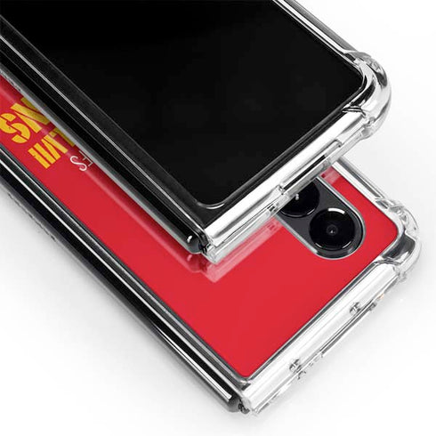 NFL Kansas City Chiefs Super Bowl LVII Champions Galaxy Z Fold4 5G Clear Case
