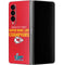NFL Kansas City Chiefs Super Bowl LVII Champions Galaxy Z Fold4 5G Skin