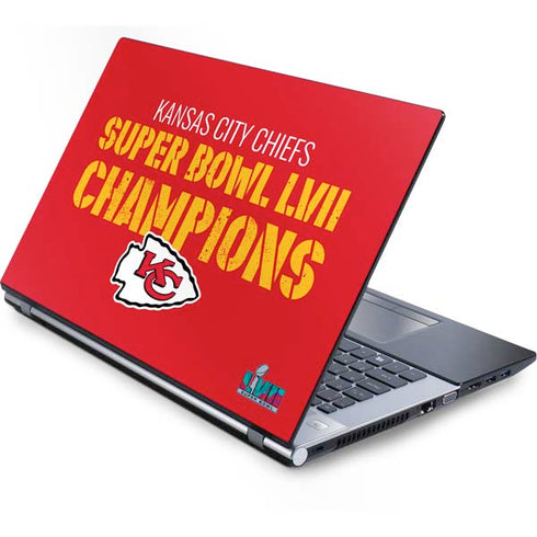 NFL Kansas City Chiefs Super Bowl LVII Champions Generic Laptop Skin