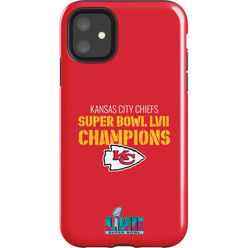 NFL Kansas City Chiefs Super Bowl LVII Champions iPhone 11 Impact Case