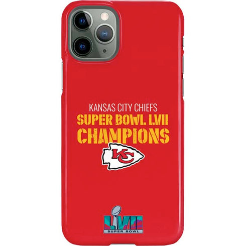 NFL Kansas City Chiefs Super Bowl LVII Champions iPhone 11 Pro Lite Case