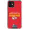 NFL Kansas City Chiefs Super Bowl LVII Champions iPhone 12 Clear Case