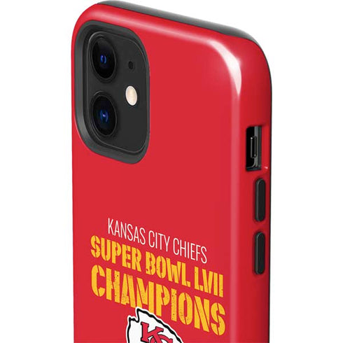 NFL Kansas City Chiefs Super Bowl LVII Champions iPhone 12 Impact Case