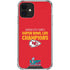 NFL Kansas City Chiefs Super Bowl LVII Champions iPhone 12 Mini Clear Case