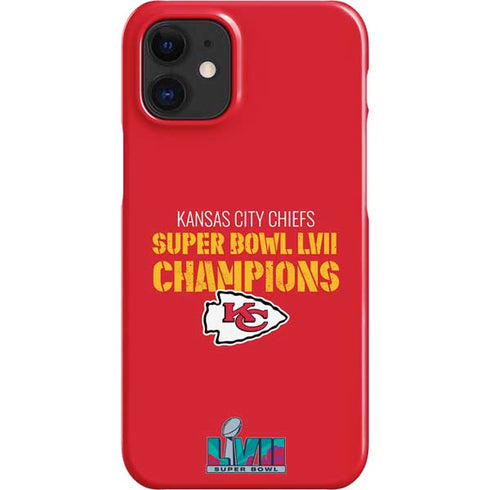 NFL Kansas City Chiefs Super Bowl LVII Champions iPhone 12 Mini Lite Case