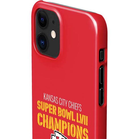 NFL Kansas City Chiefs Super Bowl LVII Champions iPhone 12 Mini Lite Case