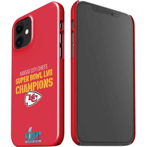 NFL Kansas City Chiefs Super Bowl LVII Champions iPhone 12 Mini Lite Case