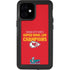 NFL Kansas City Chiefs Super Bowl LVII Champions iPhone 12 Mini Waterproof Case