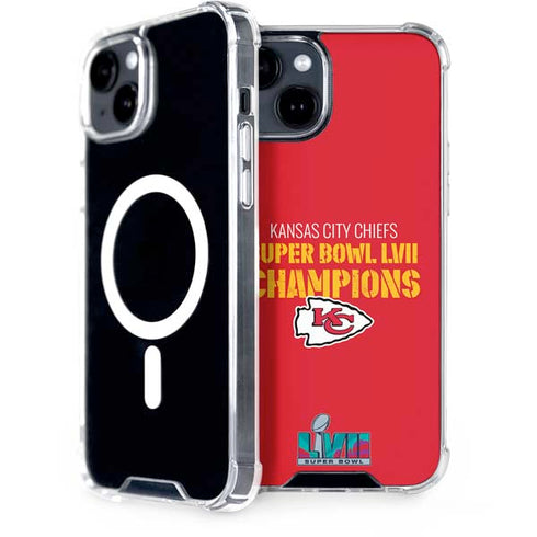 NFL Kansas City Chiefs Super Bowl LVII Champions iPhone 13 MagSafe Case