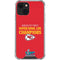 NFL Kansas City Chiefs Super Bowl LVII Champions iPhone 13 Mini Clear Case