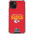 NFL Kansas City Chiefs Super Bowl LVII Champions iPhone 13 Mini Clear Case