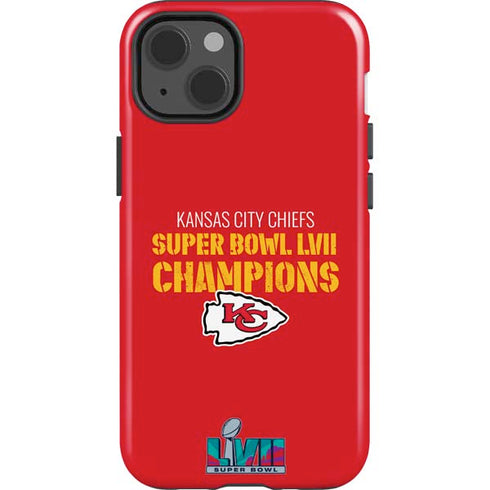 NFL Kansas City Chiefs Super Bowl LVII Champions iPhone 15 Impact Case