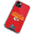 NFL Kansas City Chiefs Super Bowl LVII Champions iPhone 15 Plus Clear Case