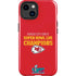 NFL Kansas City Chiefs Super Bowl LVII Champions iPhone 15 Plus Impact Case