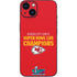 NFL Kansas City Chiefs Super Bowl LVII Champions iPhone 14 Plus Skin