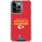 NFL Kansas City Chiefs Super Bowl LVII Champions iPhone 15 Pro Clear Case