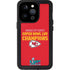 NFL Kansas City Chiefs Super Bowl LVII Champions iPhone 14 Pro Waterproof Case