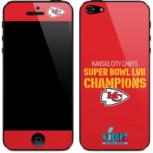 NFL Kansas City Chiefs Super Bowl LVII Champions iPhone 5/5s/5SE Skin
