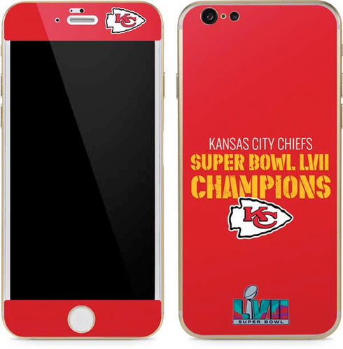 NFL Kansas City Chiefs Super Bowl LVII Champions iPhone 6/6s Skin