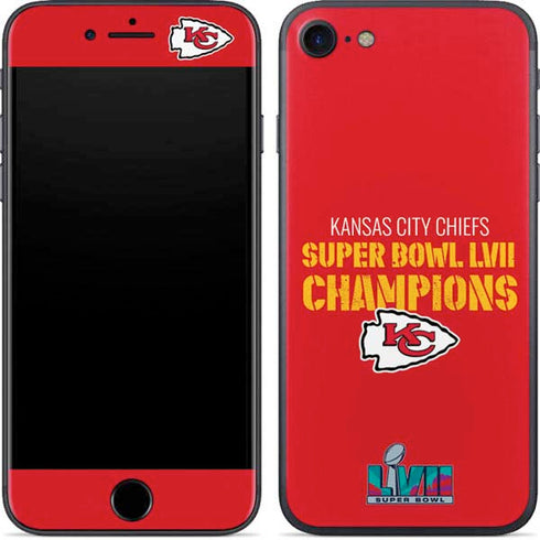 NFL Kansas City Chiefs Super Bowl LVII Champions iPhone 7 Skin