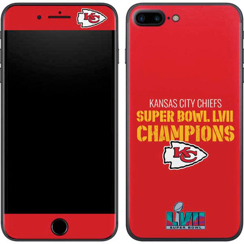 NFL Kansas City Chiefs Super Bowl LVII Champions iPhone 8 Plus Skin