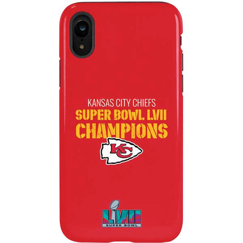 NFL Kansas City Chiefs Super Bowl LVII Champions iPhone XR Pro Case