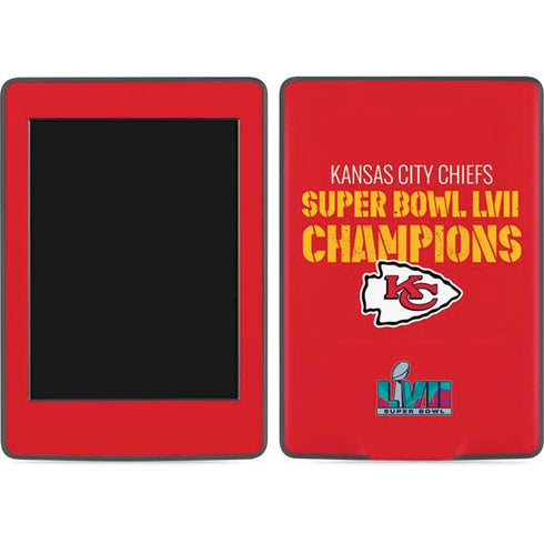 NFL Kansas City Chiefs Super Bowl LVII Champions Amazon Kindle Skin