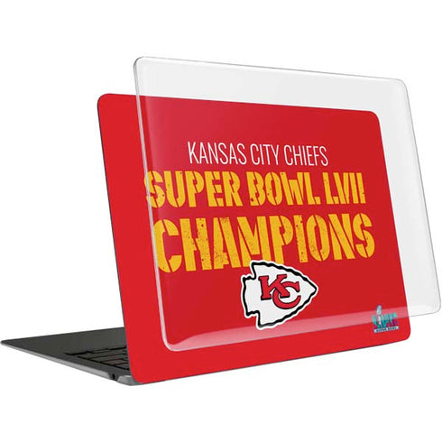 NFL Kansas City Chiefs Super Bowl LVII Champions MacBook Air 15in (2023-2025) Case plus Skin