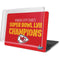 NFL Kansas City Chiefs Super Bowl LVII Champions MacBook Pro 13in (2020) Case plus Skin