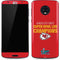 NFL Kansas City Chiefs Super Bowl LVII Champions Moto G6 Skin