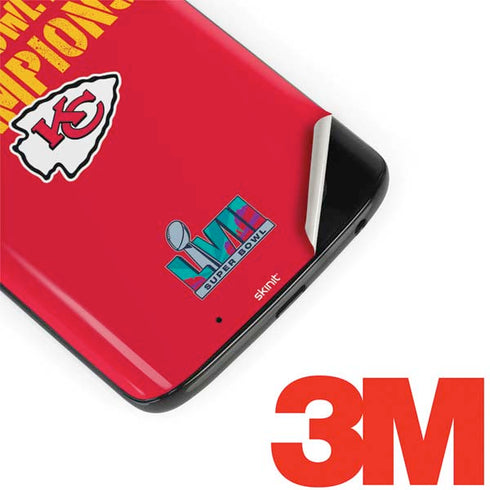 NFL Kansas City Chiefs Super Bowl LVII Champions Moto G6 Skin