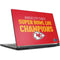 NFL Kansas City Chiefs Super Bowl LVII Champions MSI GS65 Stealth Laptop Skin