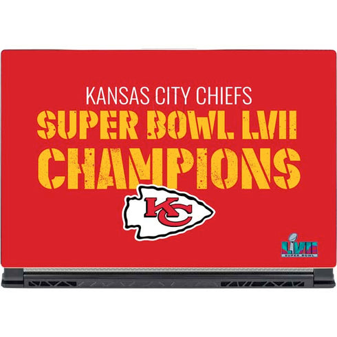 NFL Kansas City Chiefs Super Bowl LVII Champions MSI GS65 Stealth Laptop Skin
