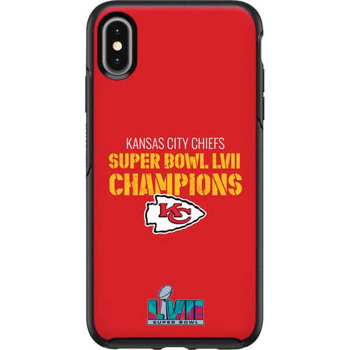 NFL Kansas City Chiefs Super Bowl LVII Champions Otterbox Symmetry iPhone Skin