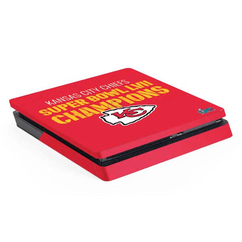 NFL Kansas City Chiefs Super Bowl LVII Champions PS4 Slim Skin