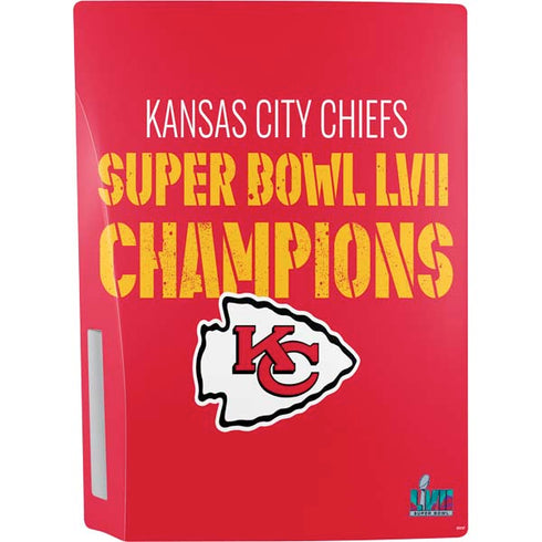 NFL Kansas City Chiefs Super Bowl LVII Champions PS5 Console Skin
