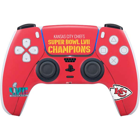 NFL Kansas City Chiefs Super Bowl LVII Champions PS5 Controller Skin
