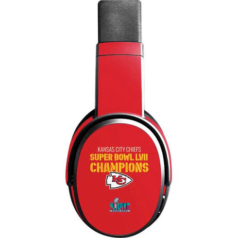 NFL Kansas City Chiefs Super Bowl LVII Champions Skullcandy Crusher Wireless Skin