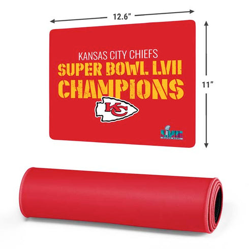 NFL Kansas City Chiefs Super Bowl LVII Champions Gaming Mouse Pad