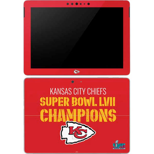 NFL Kansas City Chiefs Super Bowl LVII Champions Surface Go Skin