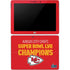 NFL Kansas City Chiefs Super Bowl LVII Champions Surface Go Skin