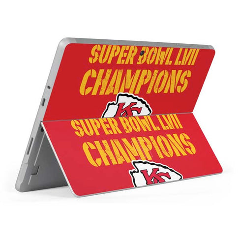 NFL Kansas City Chiefs Super Bowl LVII Champions Surface Go Skin